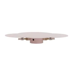 Wandlamp Cloud, roze, 38 cm breed, metaal, wolk, G9