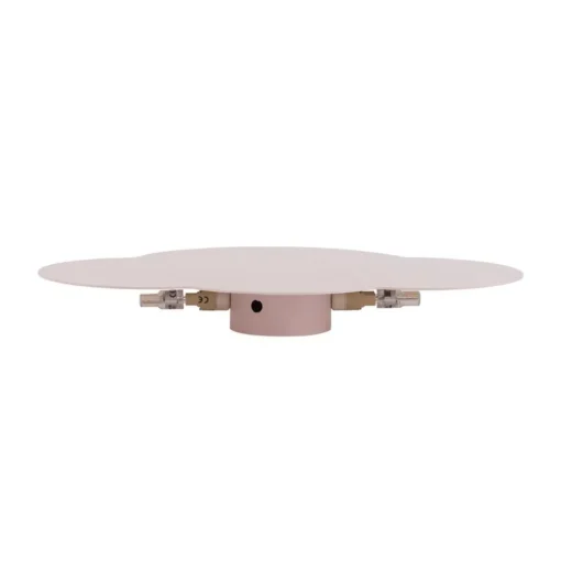 Wandlamp Cloud, roze, 38 cm breed, metaal, wolk, G9