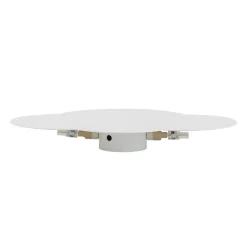 Wandlamp Cloud, wit, staal, indirect licht, 38 x 27 cm