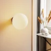 Wandlamp Dione, wandbevestiging zwart