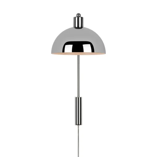 Wandlamp Ellen 20 met kabel + stekker, chroom