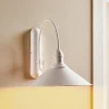 Wandlamp Elmo, wit gelakt