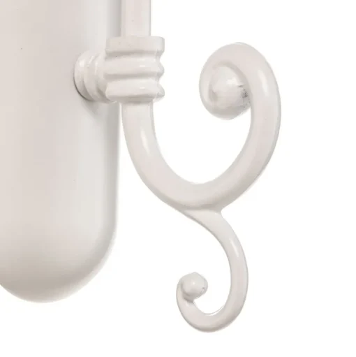 Wandlamp Elmo, wit gelakt
