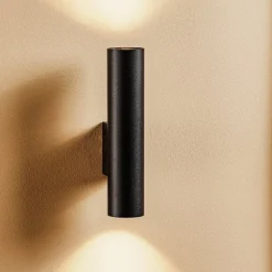 Wandlamp Eye, zwart