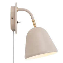 Wandlamp Fleur met mooie messingdetails