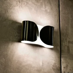 Wandlamp FLOS Foglio, zwart