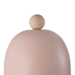 Wandlamp Gaston met snoer en stekker, metaal, rosé