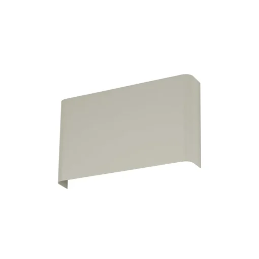 Wandlamp Haga, lichtgrijs, metaal, 25 cm breed, G9