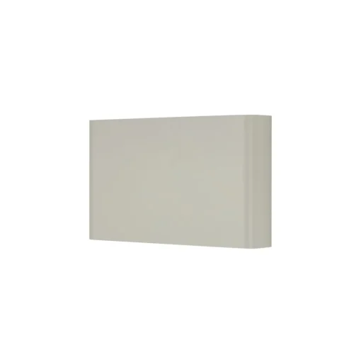 Wandlamp Haga, lichtgrijs, metaal, 25 cm breed, G9