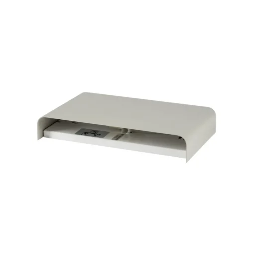 Wandlamp Haga, lichtgrijs, metaal, 25 cm breed, G9