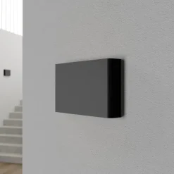 Wandlamp Haga, set van 3, grafiet, G9, up/down, 15 cm hoog