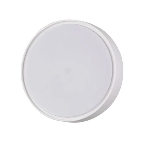 Wandlamp Hatton, Ø 30 cm, sensor, 2 x E27, wit, IP65