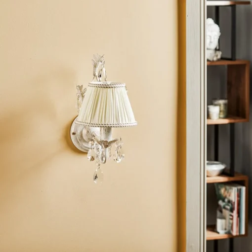Wandlamp Karen 1-lamp ivoor