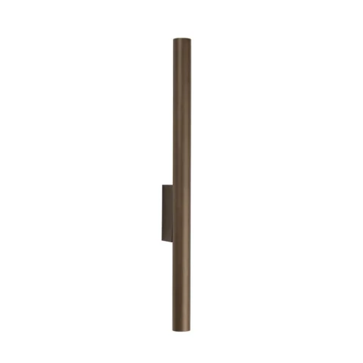 Wandlamp Laser, bruin, metaal, 40 cm hoog, G9