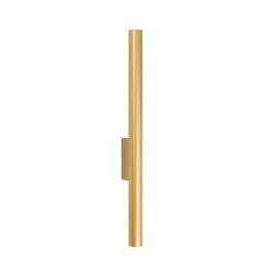 Wandlamp Laser, goudkleurig, metaal, 40 cm hoog, G9