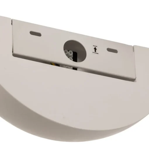 Wandlamp Lindby Pascali, hoogte 13 cm, wit, gips