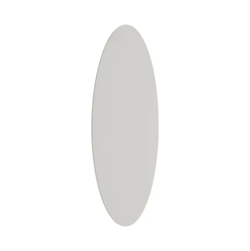 Wandlamp Luna, beige, indirect licht, Ø 30 cm, staal