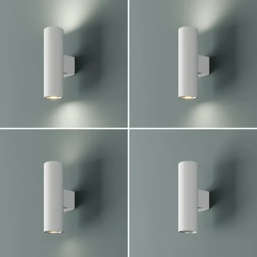 Wandlamp Marion, 2-lamps, wit