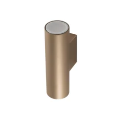 Wandlamp Marion Plus, goud, GU10, staal, hoogte 18 cm