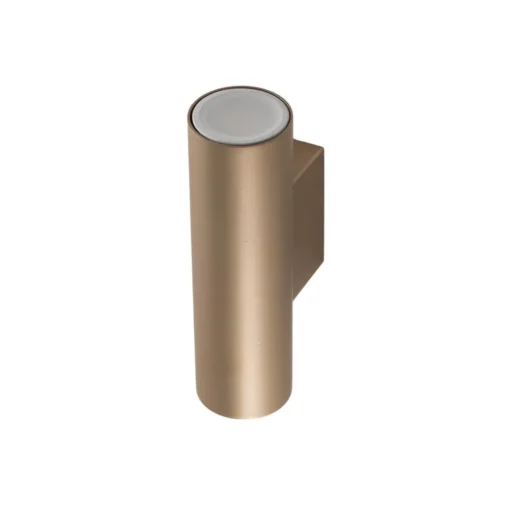 Wandlamp Marion Plus, goud, GU10, staal, hoogte 18 cm