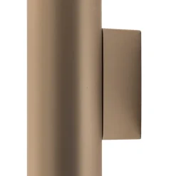 Wandlamp Marion Plus, goud, GU10, staal, hoogte 18 cm