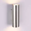 Wandlamp Marley met matte nikkelafwerking