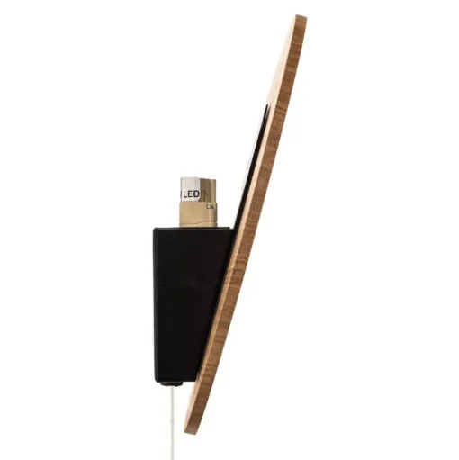 Wandlamp Minimal van eikenhout