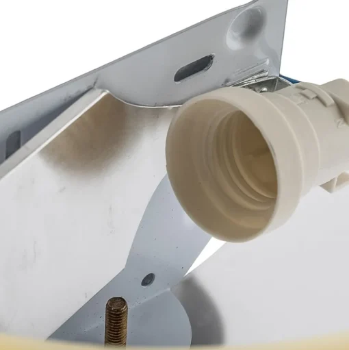 Wandlamp Mira, crème/brons, glas, 30 cm breed, E27
