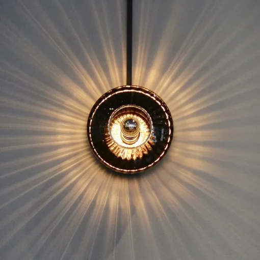 Wandlamp New Wave Optic, rookgrijs, Eyeball, stekker