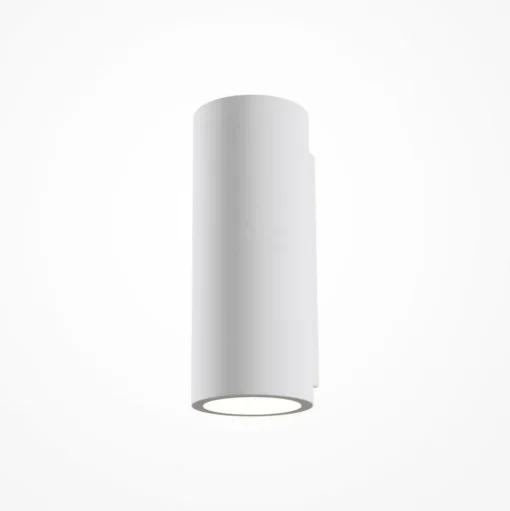 Wandlamp Parma van gips, 8x20 cm