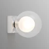 Wandlamp Perla, chroom