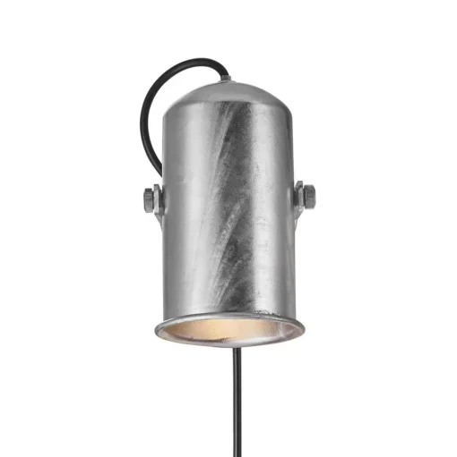 Wandlamp Porter in industriële look met stekker