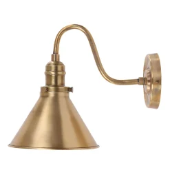 Wandlamp Provence, antiek messing
