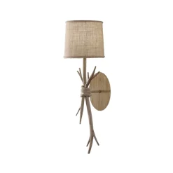 Wandlamp Sabina met textielen kap