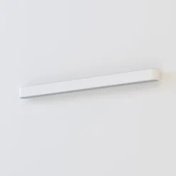 Wandlamp Soft, breedte 90 cm, wit, aluminium, G13