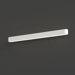 Wandlamp Soft, breedte 90 cm, wit, aluminium, G13
