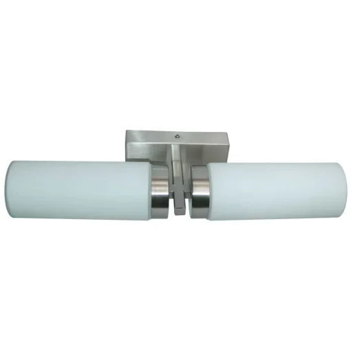 Wandlamp Space, nikkel, 2-lamps, IP44