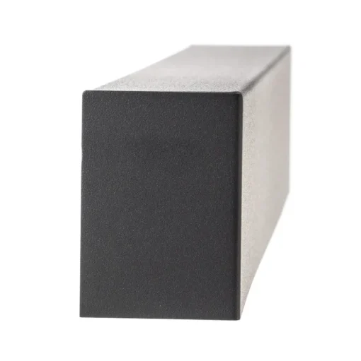 Wandlamp Straight XS, breedte 26 cm, zwart