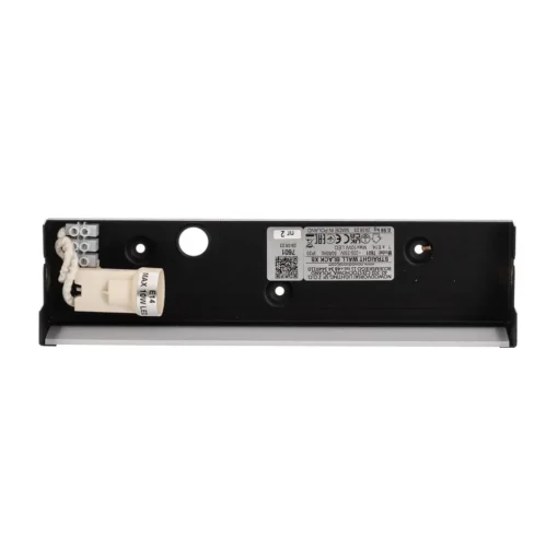 Wandlamp Straight XS, breedte 26 cm, zwart