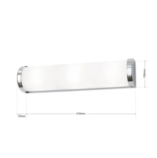 Wandlamp Tea 41 cm chroom