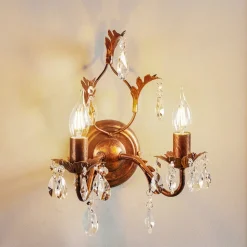 Wandlamp Teresa als luster, 2-lamps