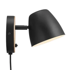 Wandlamp Theo, van essenhout