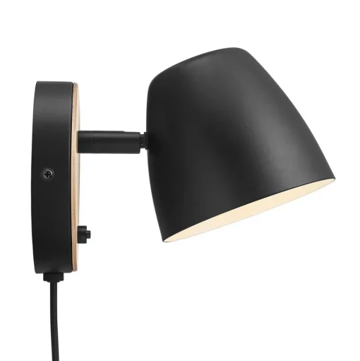 Wandlamp Theo, van essenhout