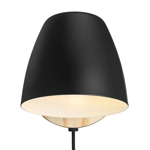 Wandlamp Theo, van essenhout