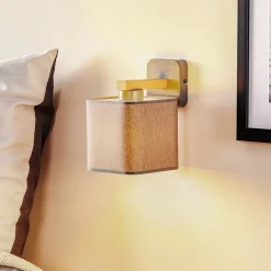 Wandlamp Tora, 1-lamp, grijs