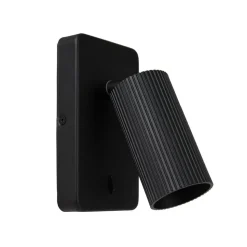 Wandspot Clubs, 1-lamp, zwart
