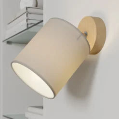 Wandspot Corralee, grijs, 1-lamp