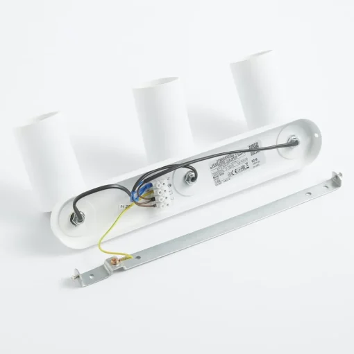 Wandspot Eye Spot 3-lamps, wit