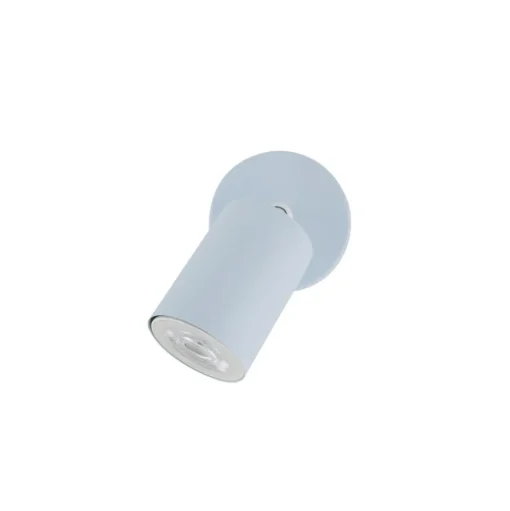 Wandspot Livia, blauw, 13 cm, metaal, verstelbaar, GU10