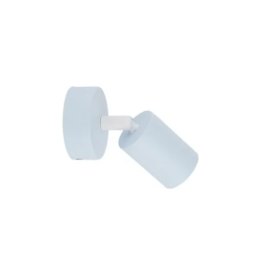 Wandspot Livia, blauw, 13 cm, metaal, verstelbaar, GU10